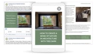 How to Create a Sense of Nature in Architecture with Tree Bark ebook with social promotion and interior pages How to Create a Sense of Nature in Architecture with Tree Bark ebook with social promotion and interior pages