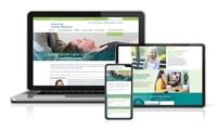 Center for Holistic Medicine website shown on laptop, tablet and phone Center for Holistic Medicine website shown on laptop, tablet and phone