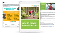 How to Prevent Invasive Species ebook with social promotion and interior pages How to Prevent Invasive Species ebook with social promotion and interior pages