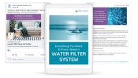 Everything You Need to Know About a Water Filter System ebook with social promotion and interior pages Everything You Need to Know About a Water Filter System ebook with social promotion and interior pages